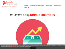 Tablet Screenshot of nordicsolutions.es